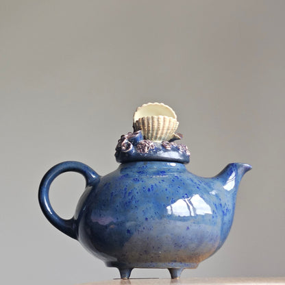 Blue teapot
