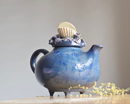 Blue teapot