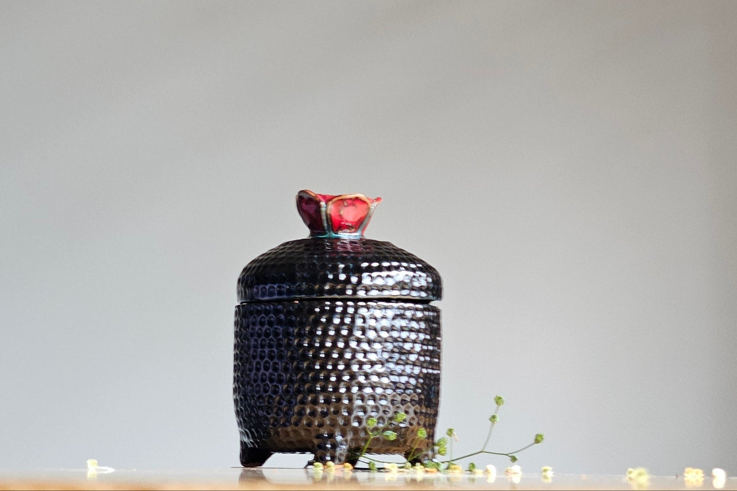 Handmade ceramic box