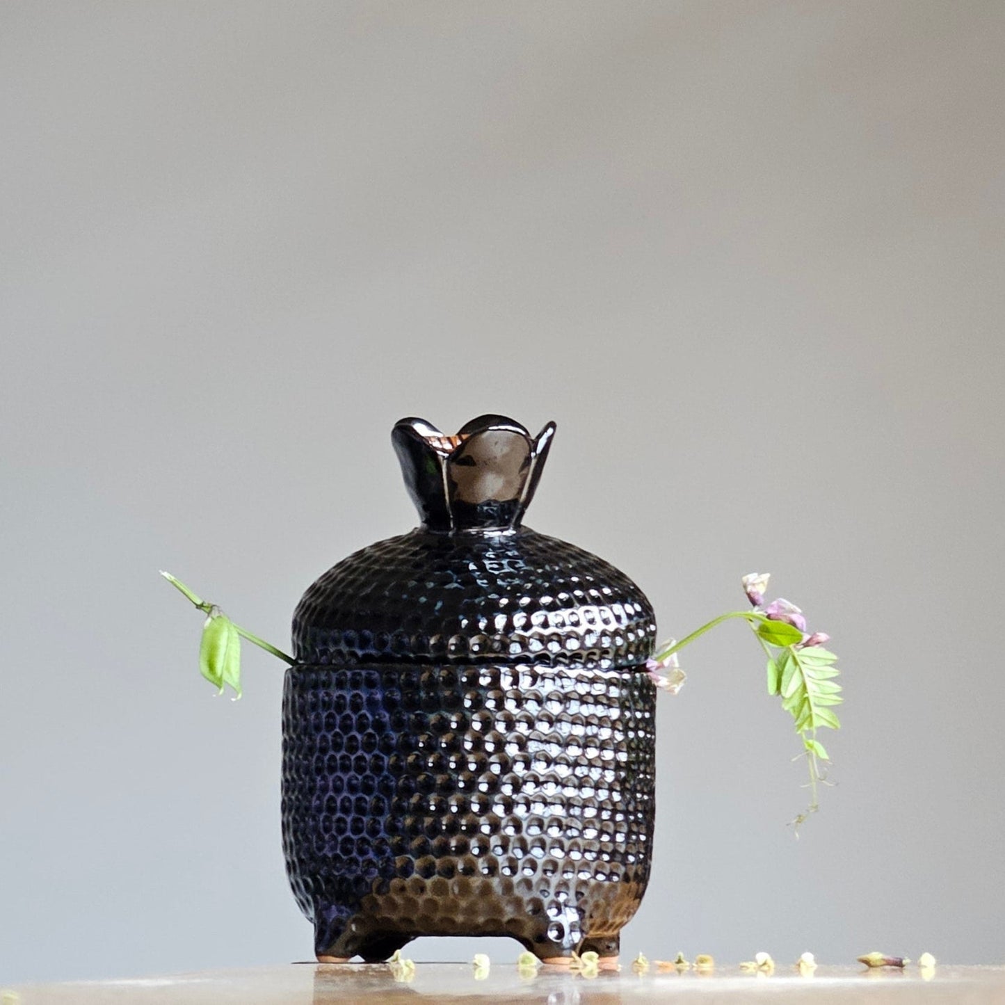 Handmade ceramic box