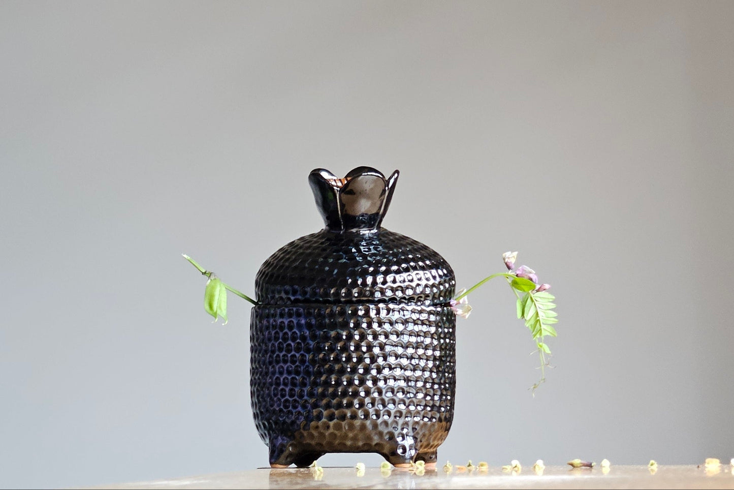 Handmade ceramic box