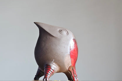 Ceramic statue - crow