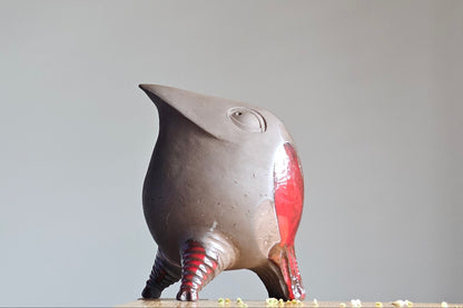 Ceramic statue - crow