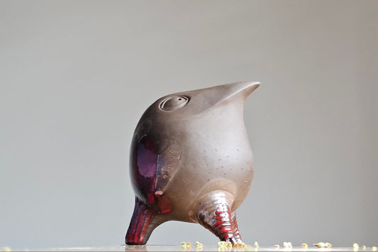 Ceramic statue - crow