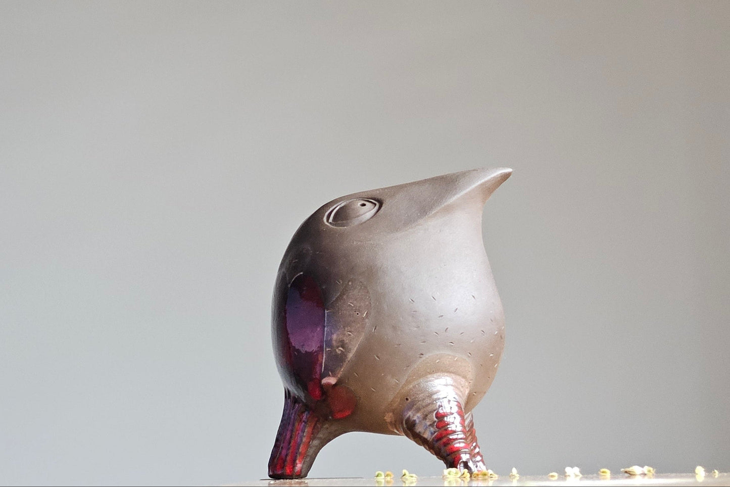 Ceramic statue - crow