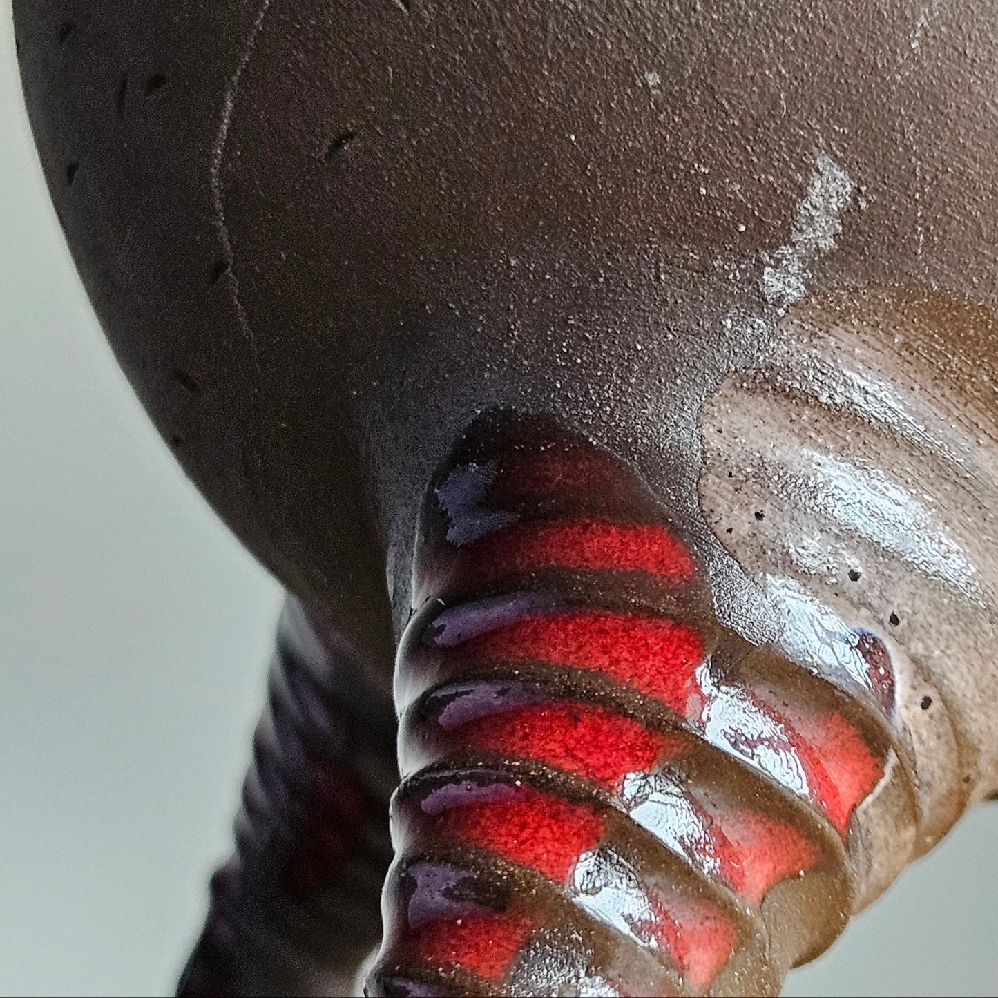 Ceramic statue - crow