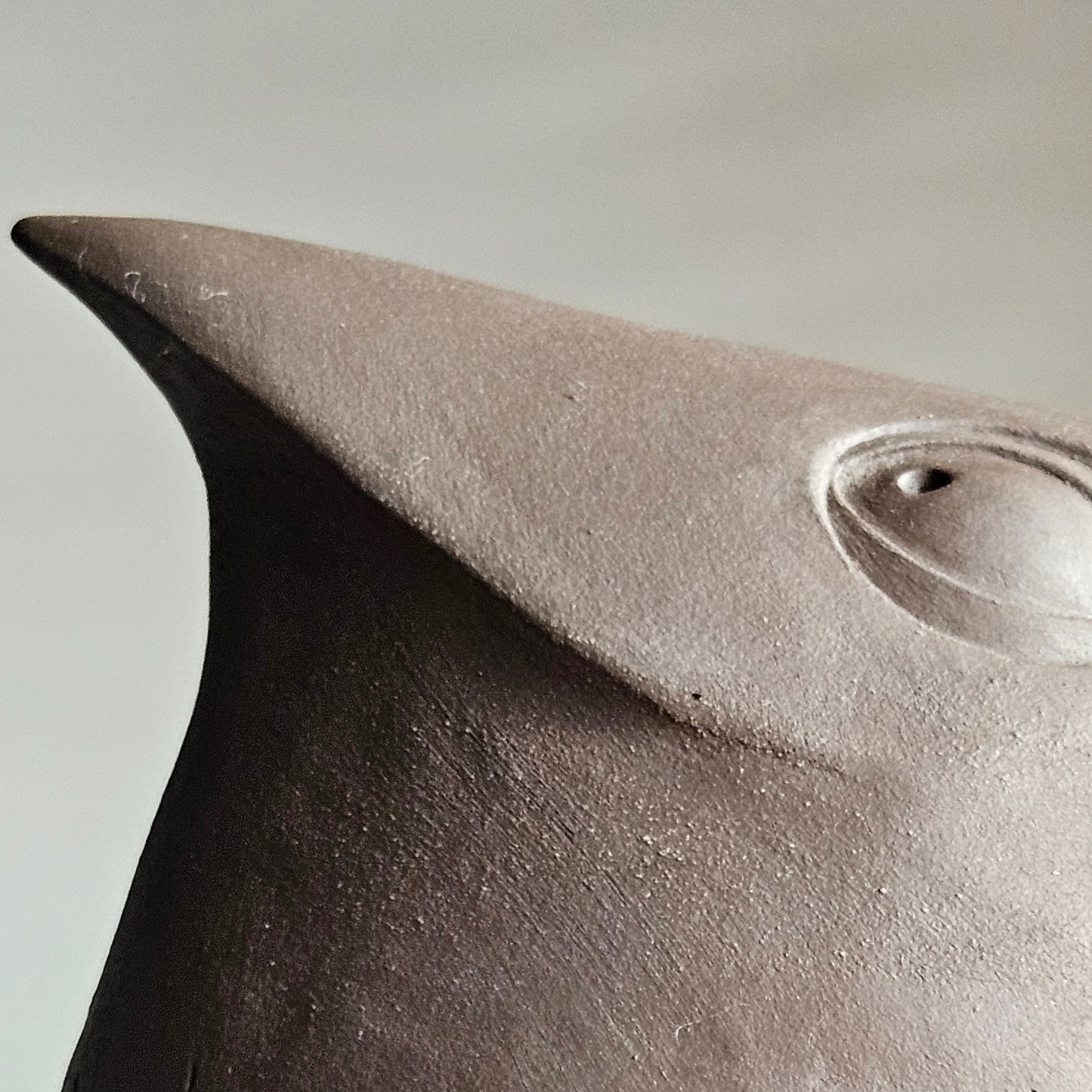 Ceramic statue - crow