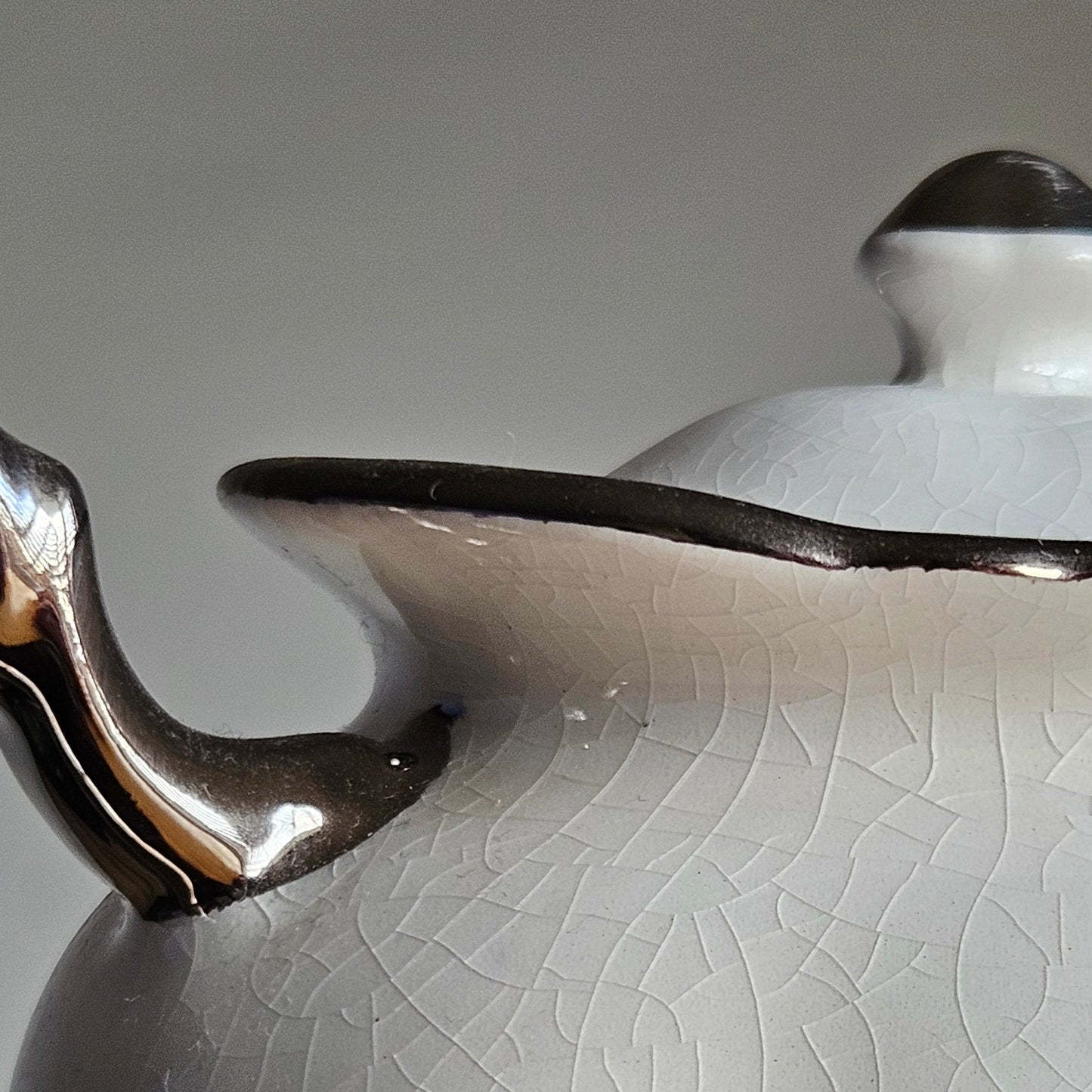 Vintage Price Kensington Hamilton Roses Silver trim England Sugar bowl & creamer