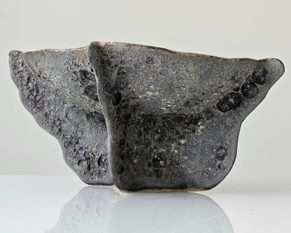 Handmade ceramic bowl"Black Coral"