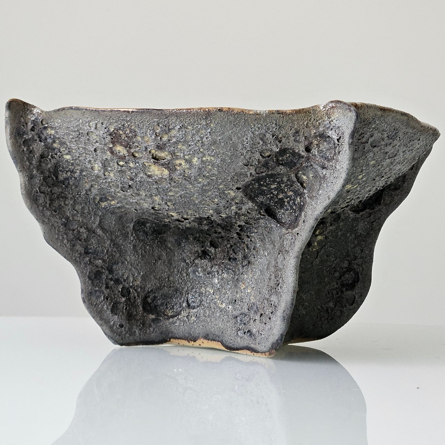 Handmade ceramic bowl"Black Coral"
