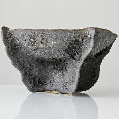 Handmade ceramic bowl"Black Coral"