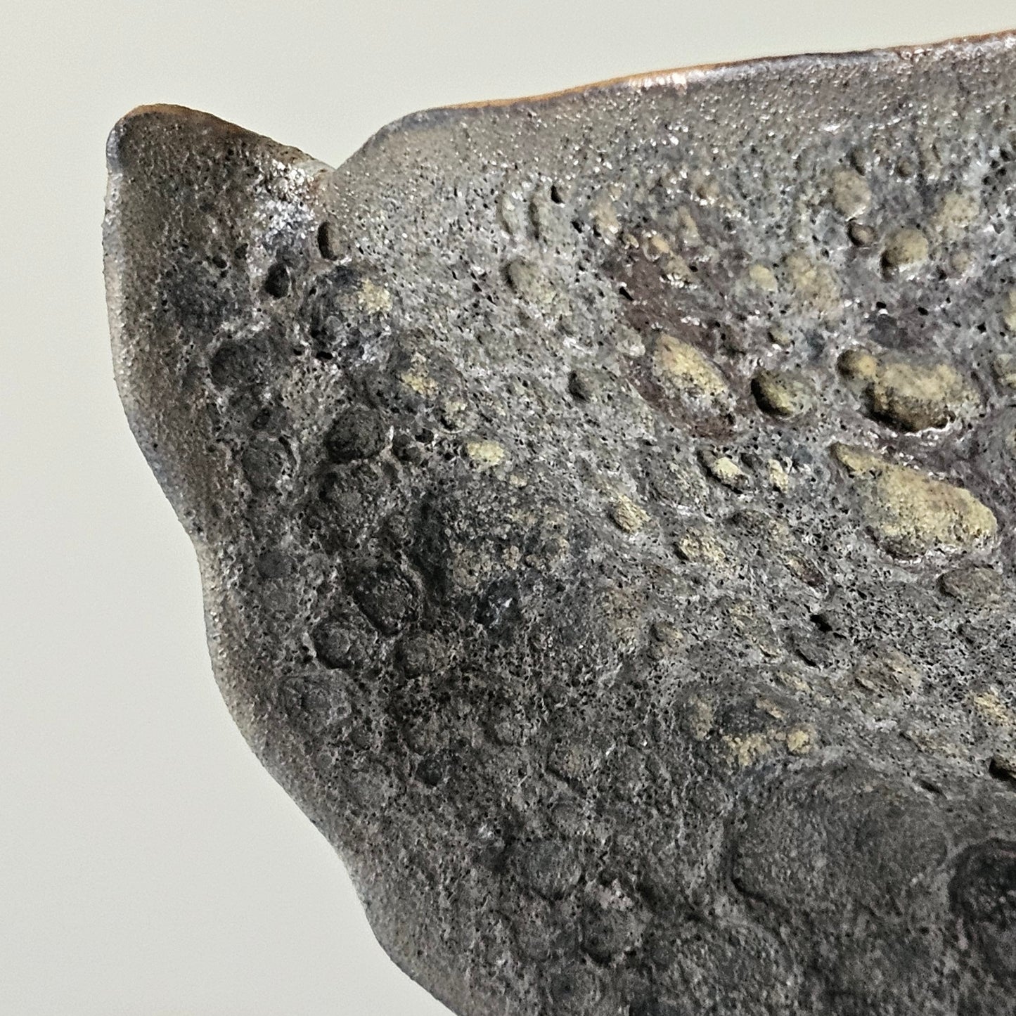 Handmade ceramic bowl"Black Coral"