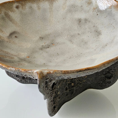 Handmade ceramic bowl"Black Coral"