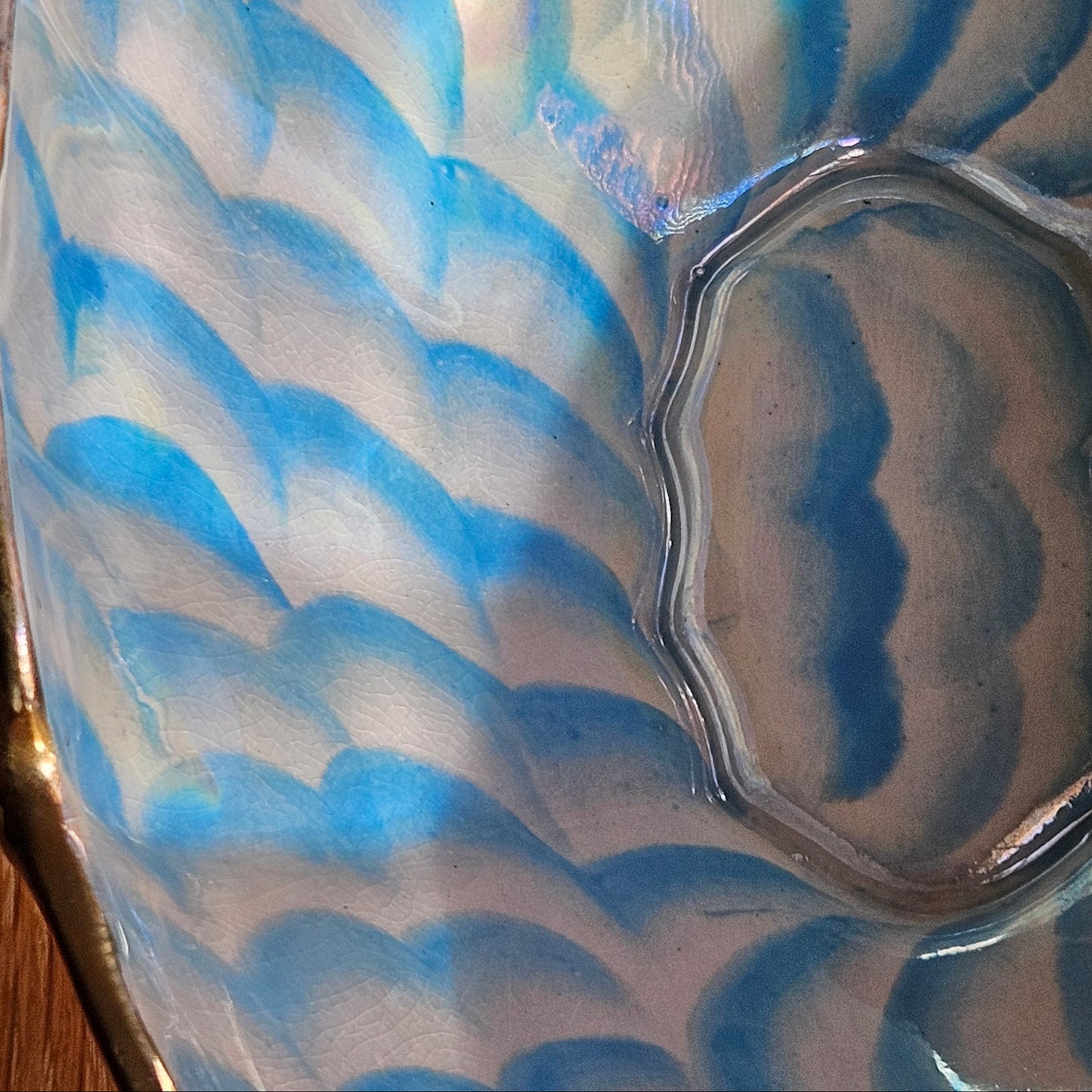 Vintage |Royal Bradwell Arthur Wood large ceramic lustre bowl