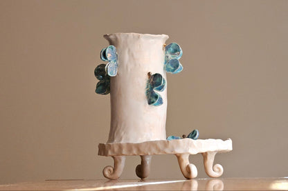 Toothbrush holder|Vase - Blue butterfly