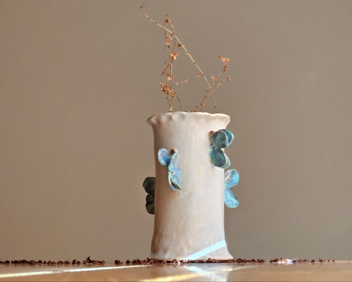 Toothbrush holder|Vase - Blue butterfly