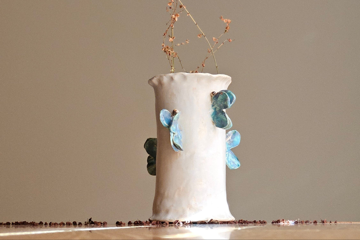 Toothbrush holder|Vase - Blue butterfly