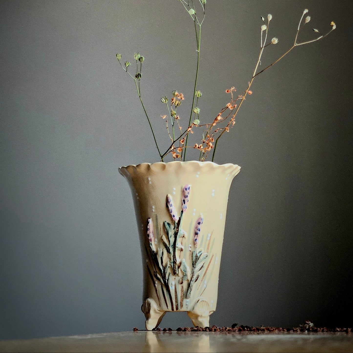 Small ceramic vase
