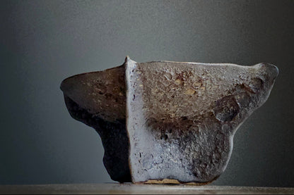 Handmade ceramic bowl"Black Coral"