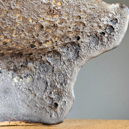 Handmade ceramic bowl"Black Coral"
