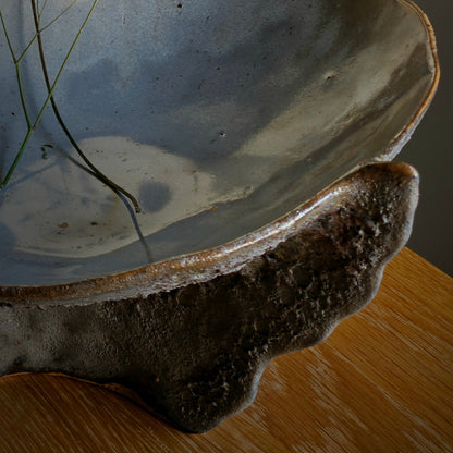 Handmade ceramic bowl"Black Coral"