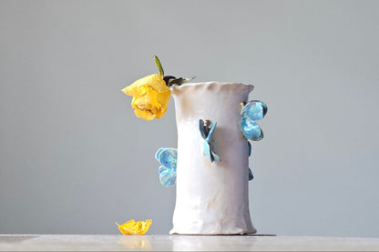 Toothbrush holder|Vase - Blue butterfly