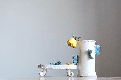 Toothbrush holder|Vase - Blue butterfly