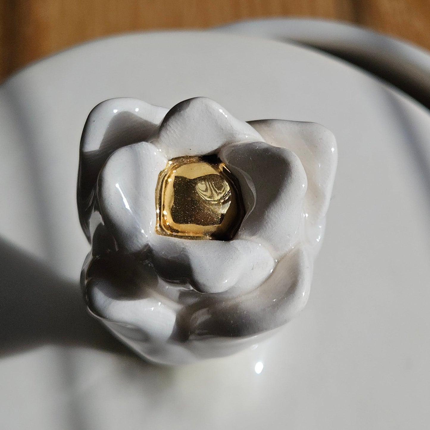 Handmade White Ceramic Box