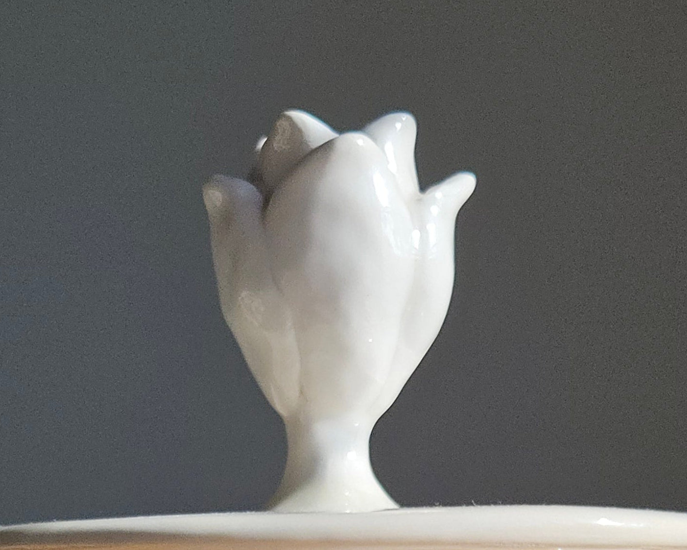 Handmade White Ceramic Box