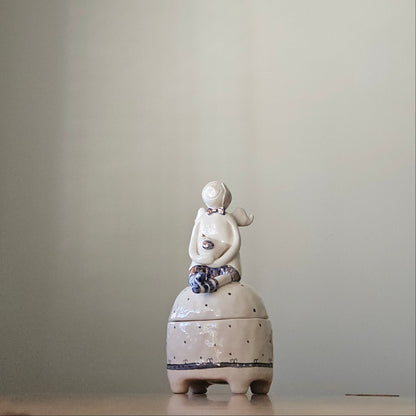 Angel with a Bird|Ceramic Box