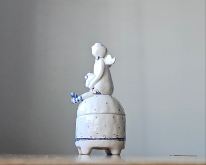 Angel with a Bird|Ceramic Box