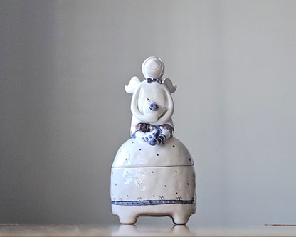 Angel with a Bird|Ceramic Box