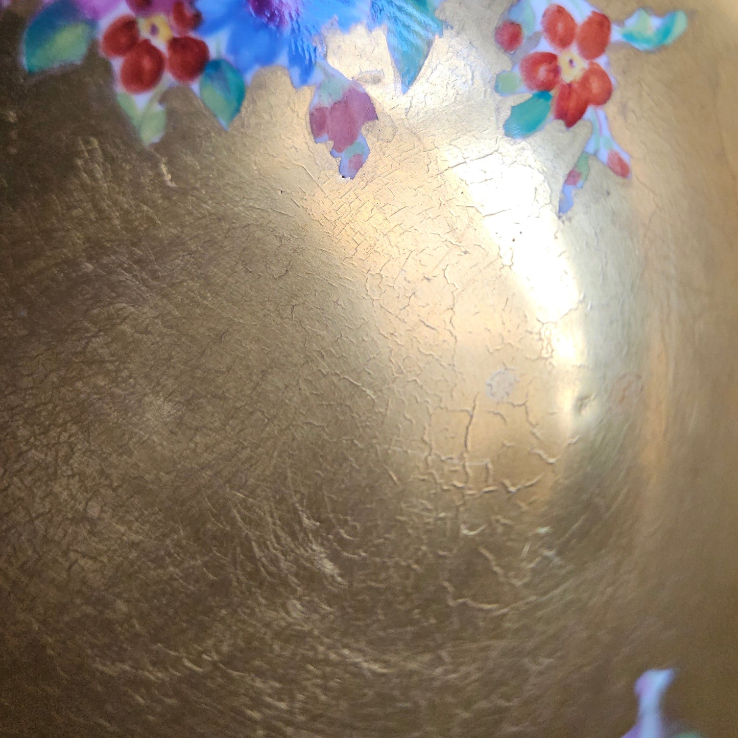 Antique Radfords Fenton Gold And Floral Teacup And Saucer||8548