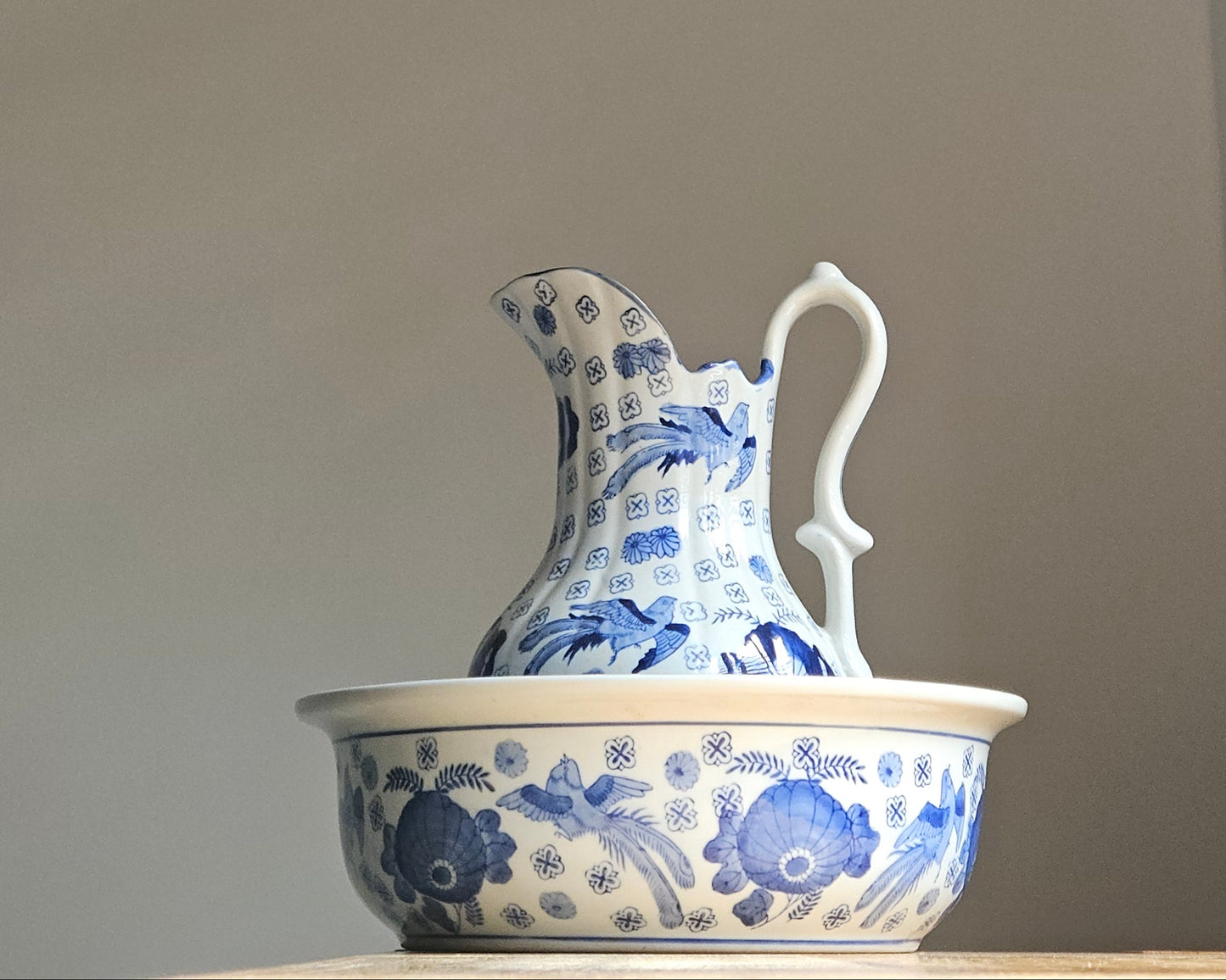 Vintage Wash Jug Bowl Set