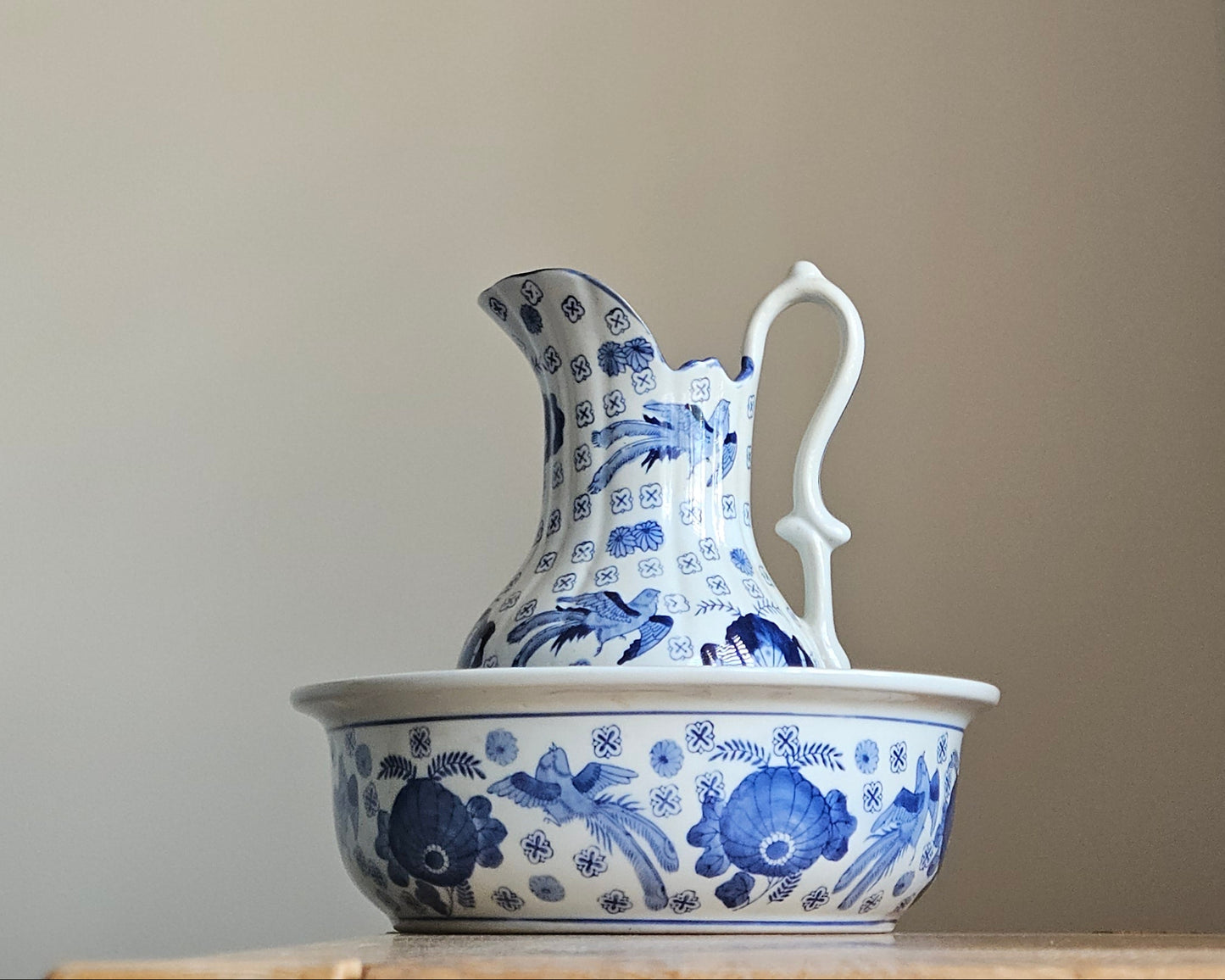Vintage Wash Jug Bowl Set