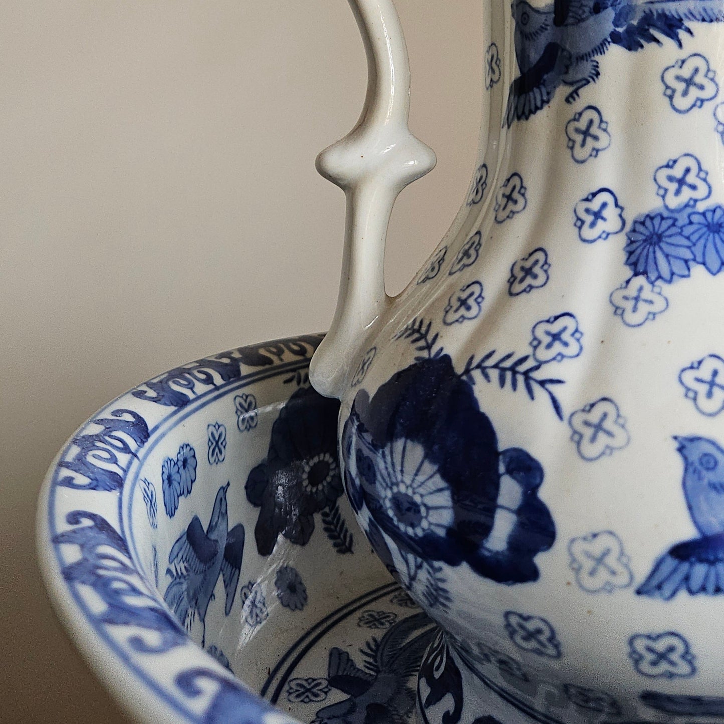 Vintage Wash Jug Bowl Set