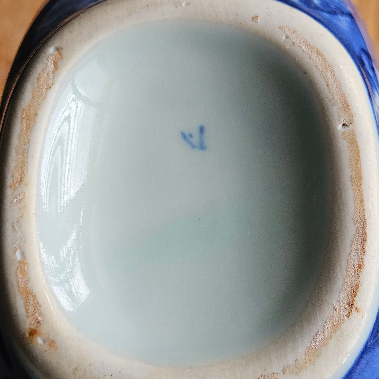 Vintage Chinese Vase|Blue White Floral