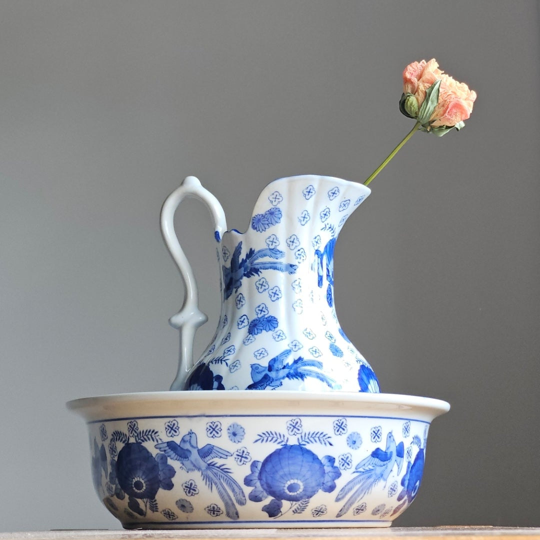 Vintage Wash Jug Bowl Set