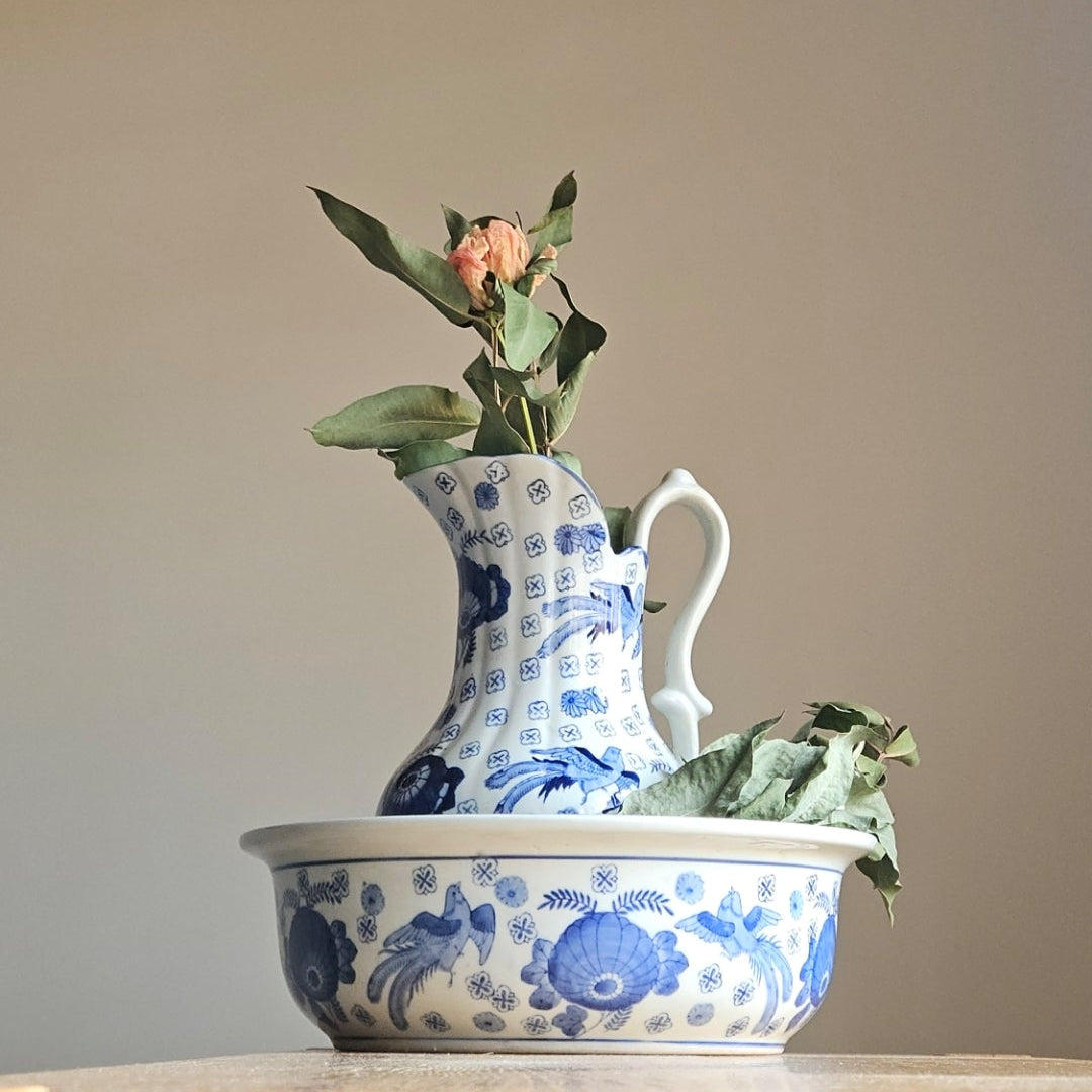 Vintage Wash Jug Bowl Set
